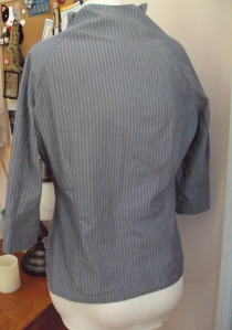 Back of blouse 